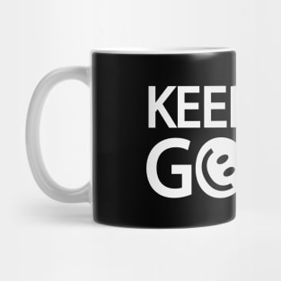 Keep going typography design Mug